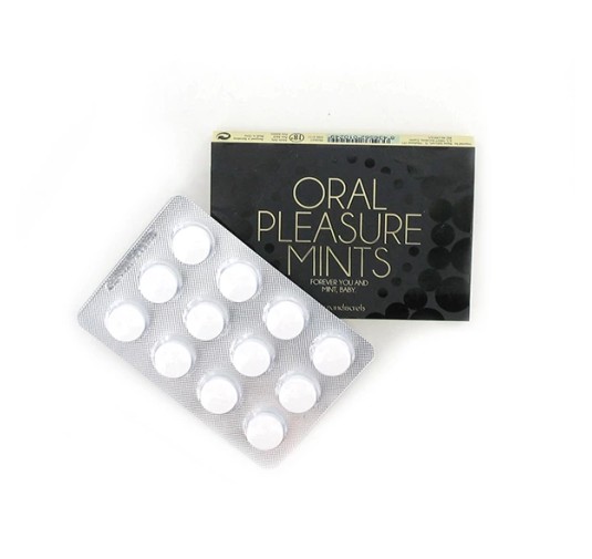 Miętówki do seksu oralnego - Bijoux Indiscrets Oral Pleasure Mints Peppermint 12 szt